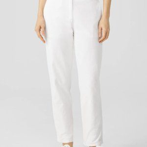 Eileen Fisher Cotton Hemp Stretch Tapered Pant Sz 18